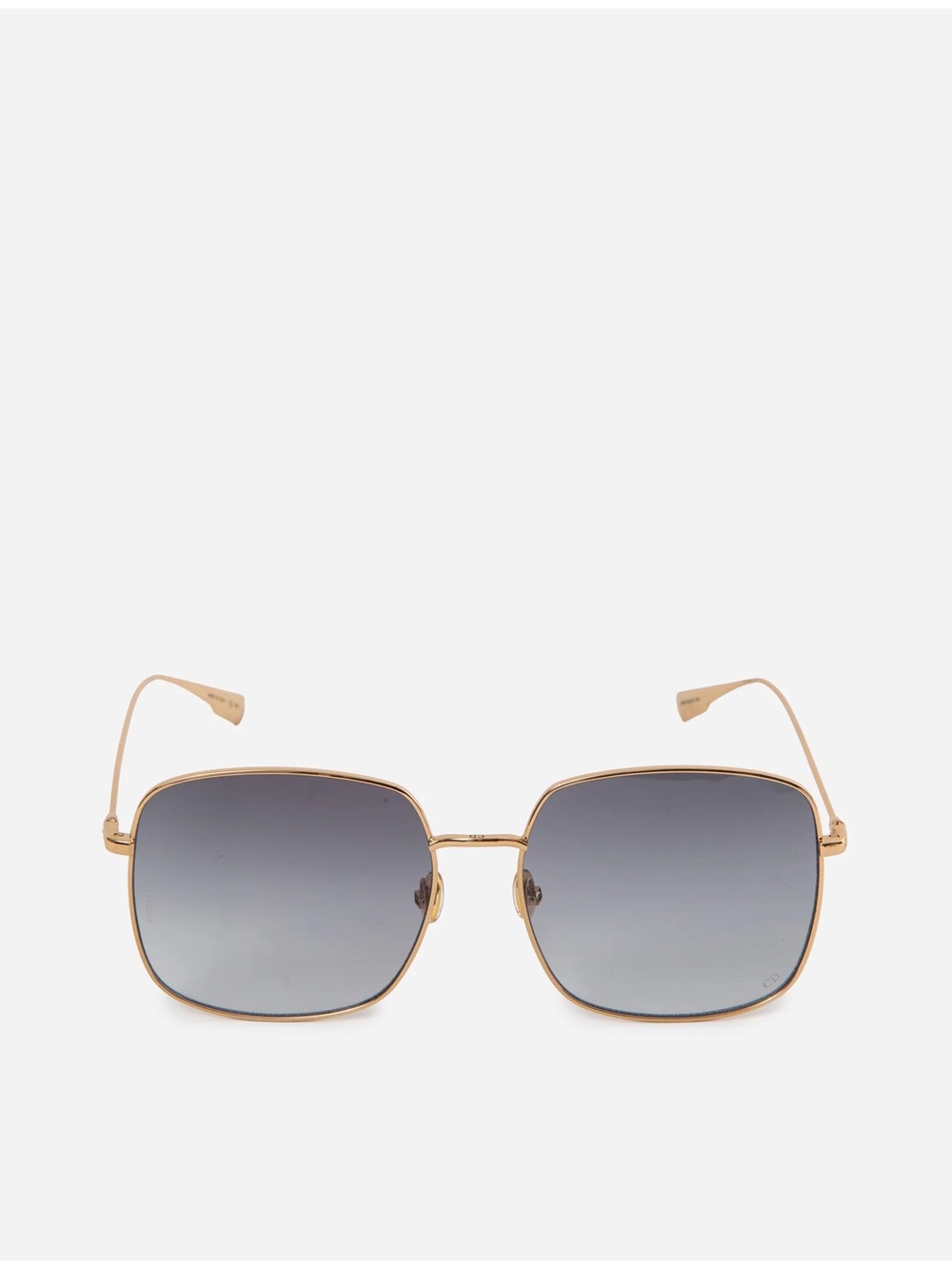 Christian Dior Gold Frame Square Sunglasses